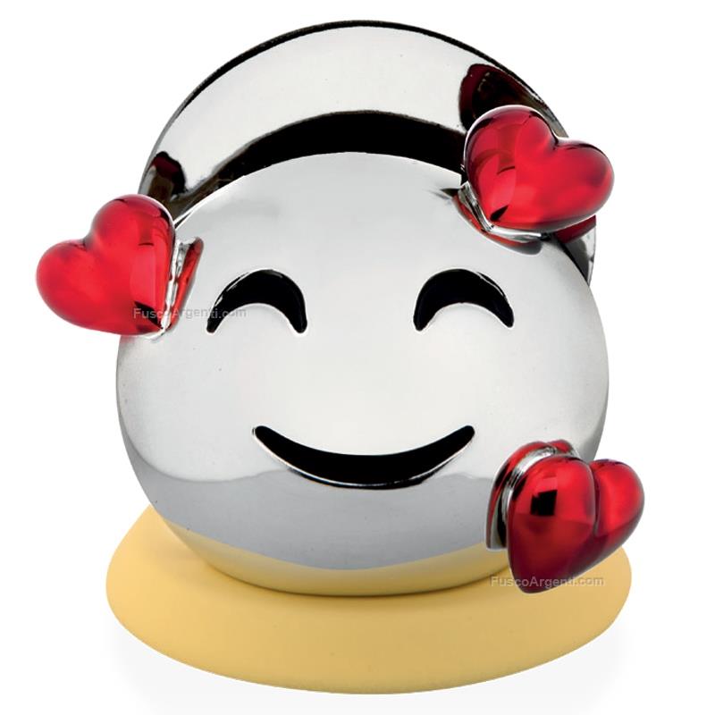 moda argenti porta cellulare smile con cuori
