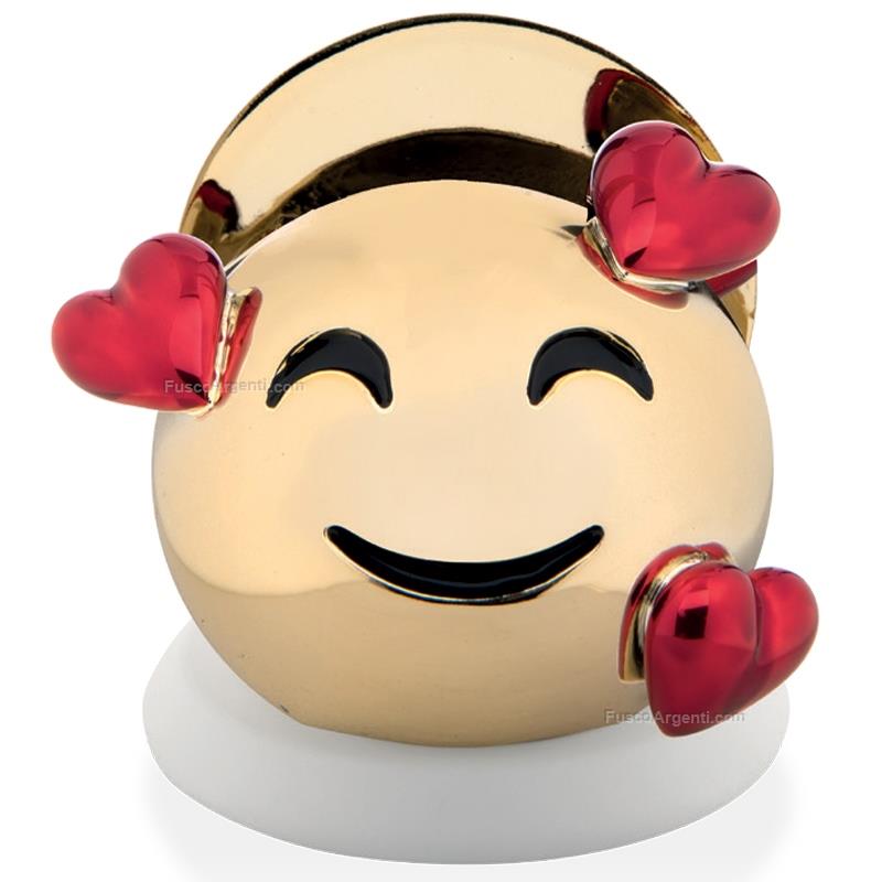moda argenti porta cellulare smile con cuori
