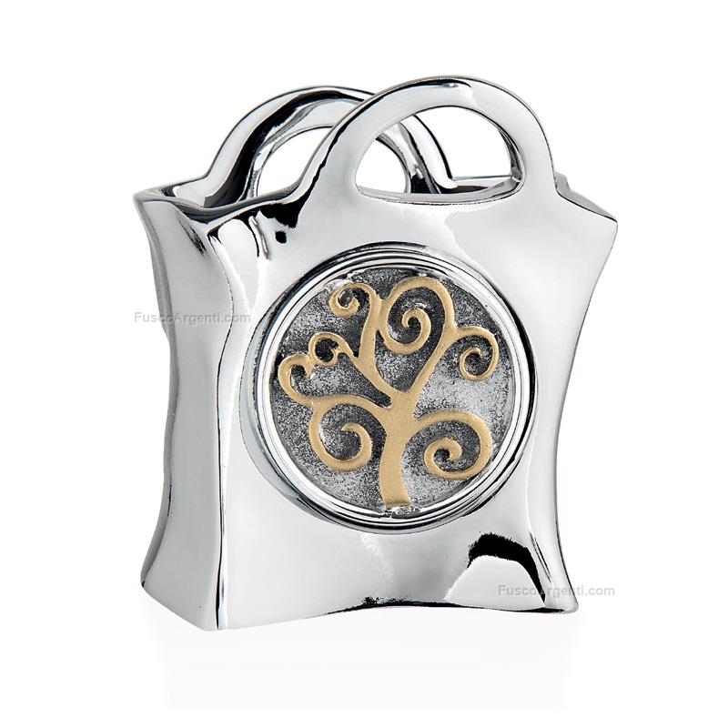 moda argenti dragees bag golden tree