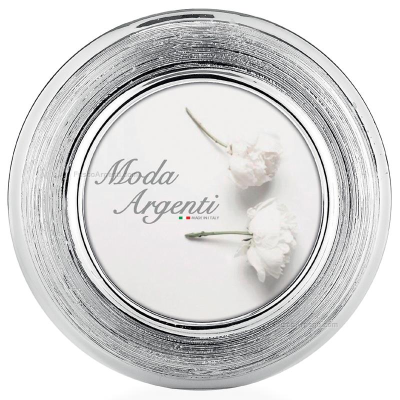 moda argenti round photoframe