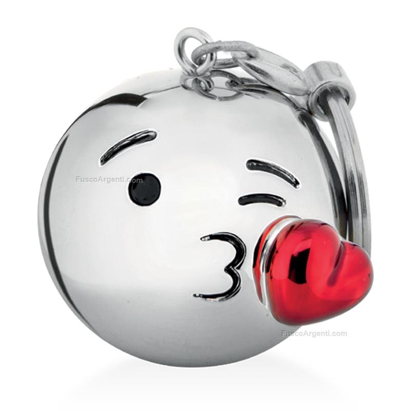 moda argenti keychain blowing kiss