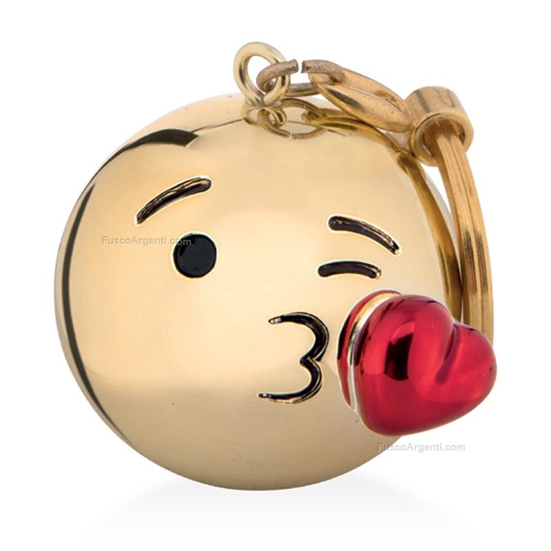 moda argenti keychain blowing kiss