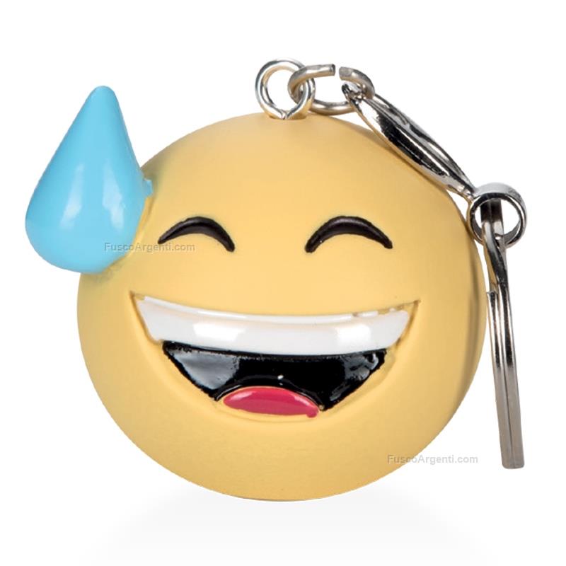 moda argenti keychain smile with sweat