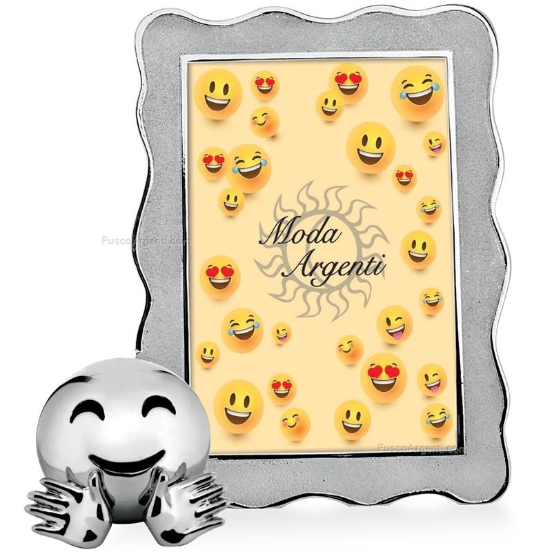 moda argenti portafoto emoji abbraccio