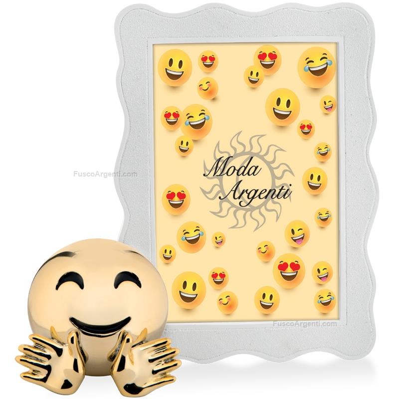 moda argenti portafoto emoji abbraccio