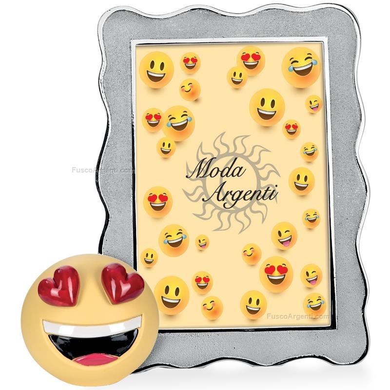 moda argenti photoframe emoji heart eyes