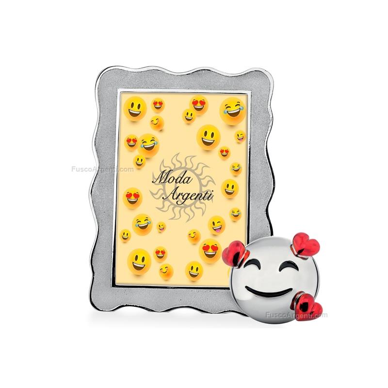 moda argenti photoframe emoji smile in love
