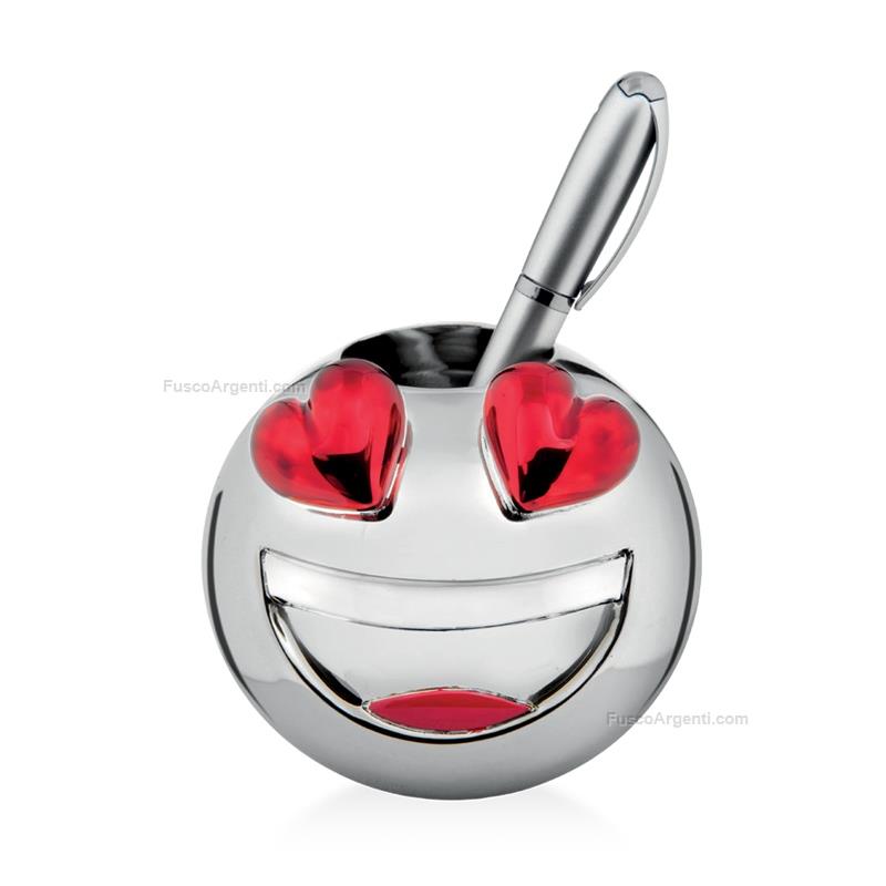 moda argenti pen holder heart eyes