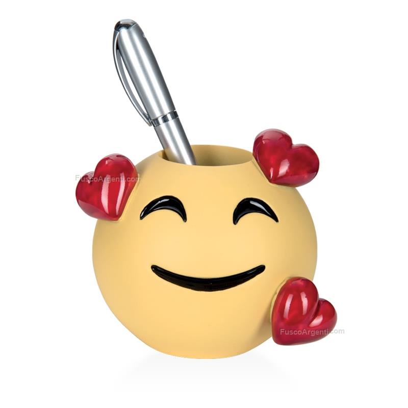 moda argenti pen holder smile in love
