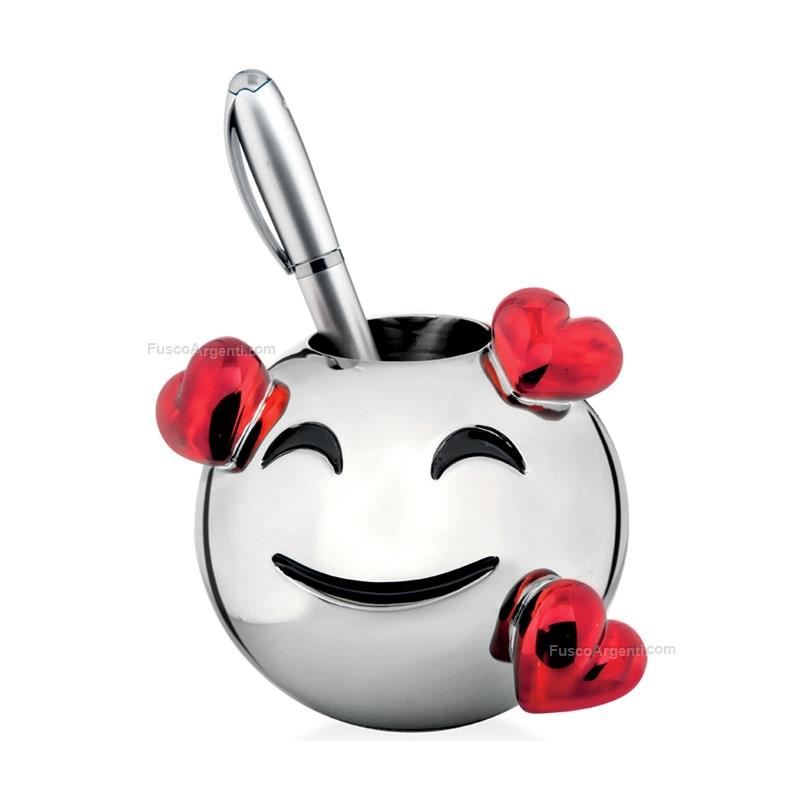 moda argenti pen holder smile in love