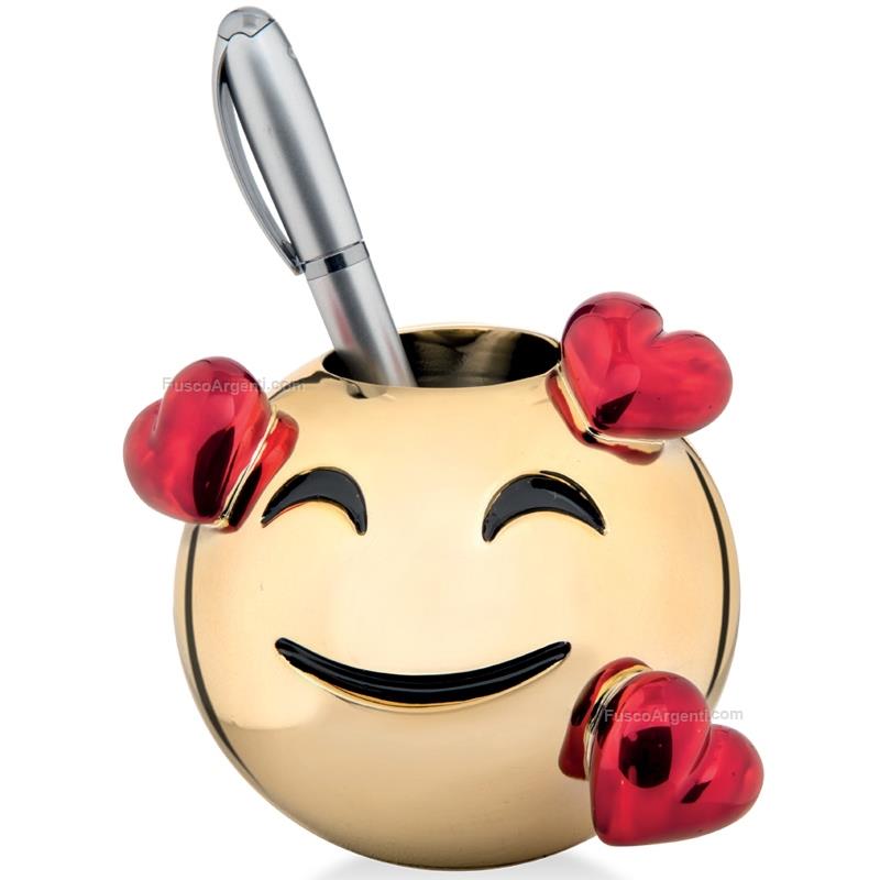 moda argenti pen holder smile in love