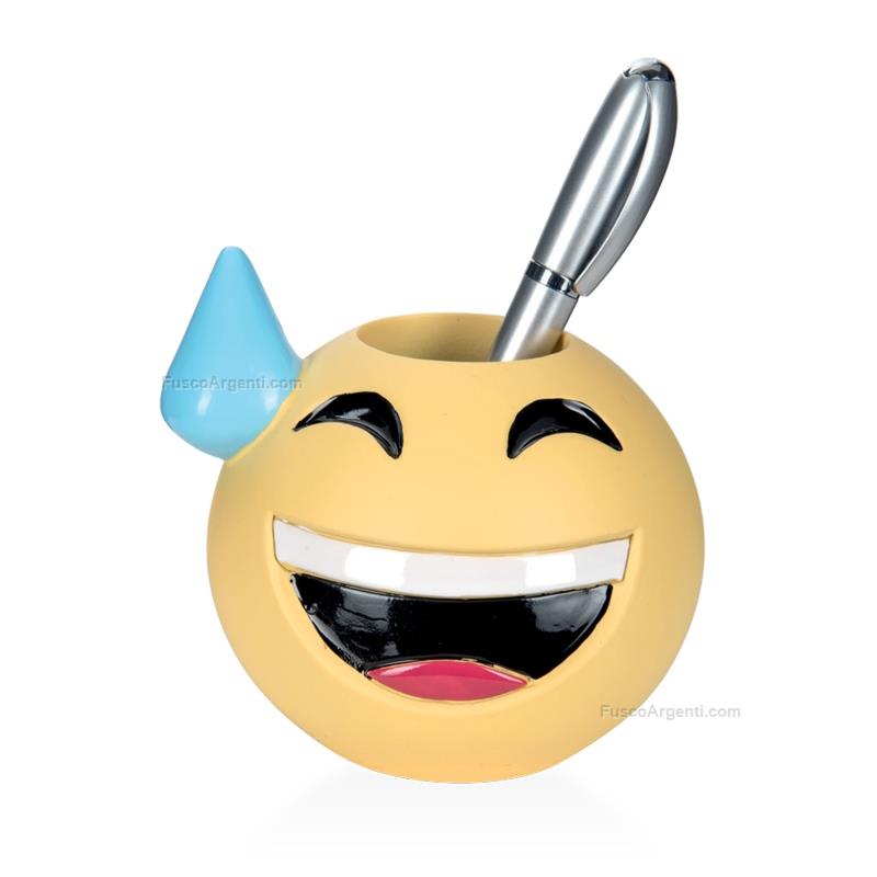 moda argenti pen holder face with sweat