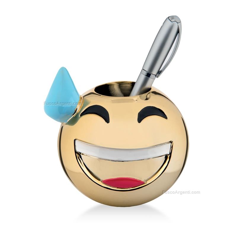 moda argenti pen holder face with sweat
