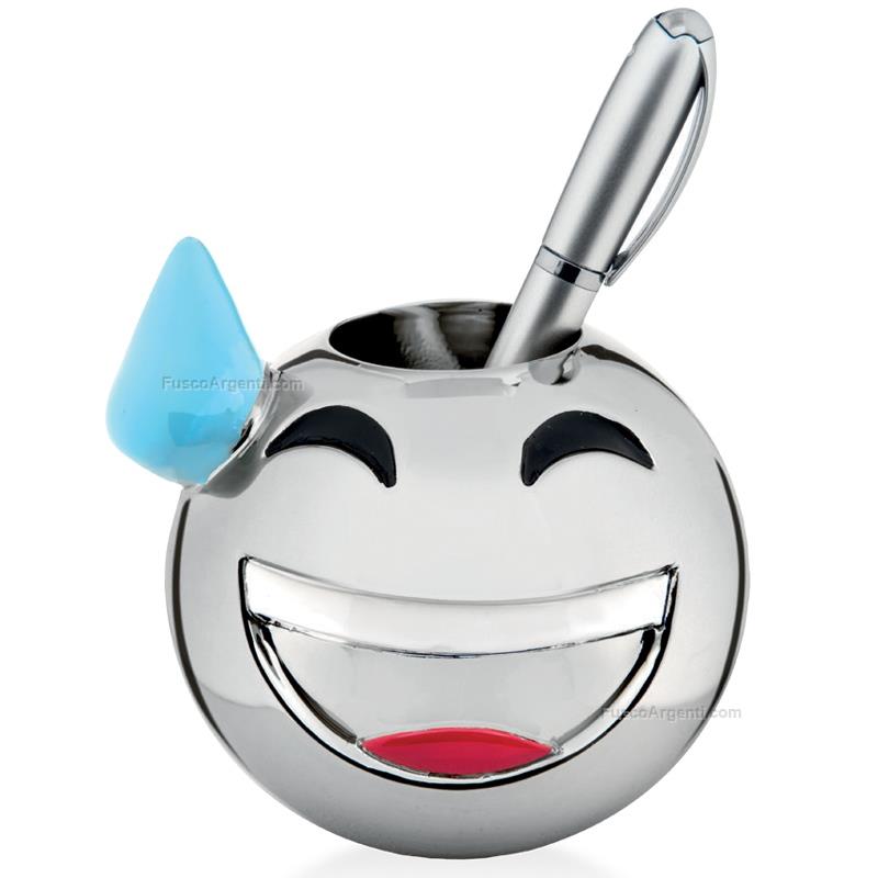 moda argenti pen holder face with sweat