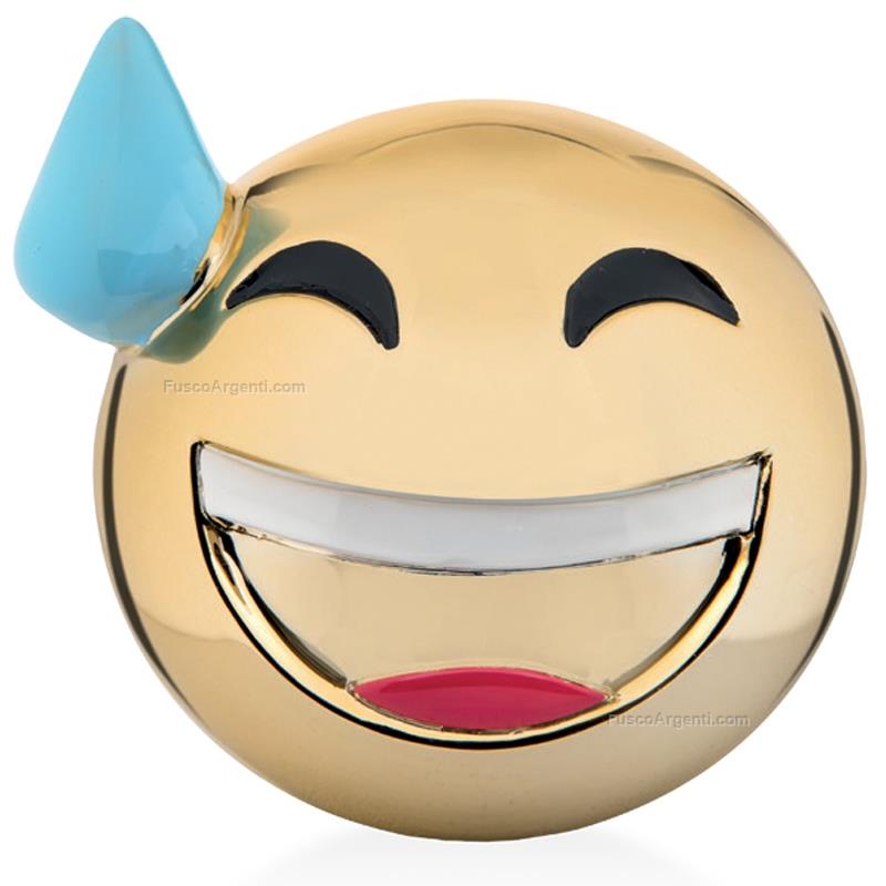 moda argenti emoji coin bank smile with sweat