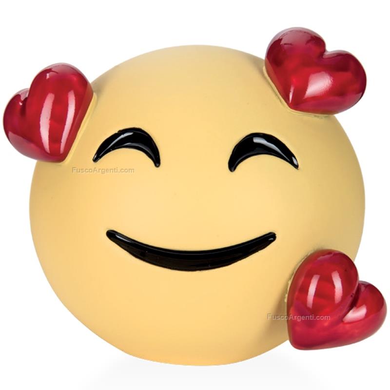 moda argenti emoji coin bank smile in love