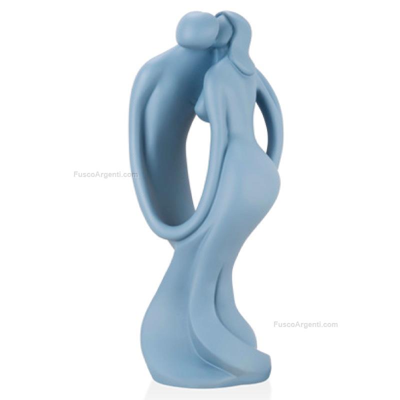 moda argenti sculpture kissing couple