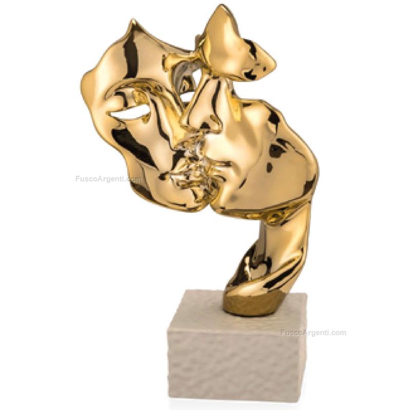 moda argenti masks sculpture grey base