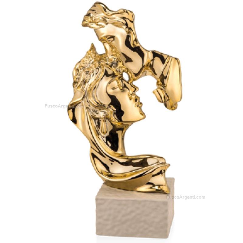 moda argenti sculpture spouses grey base