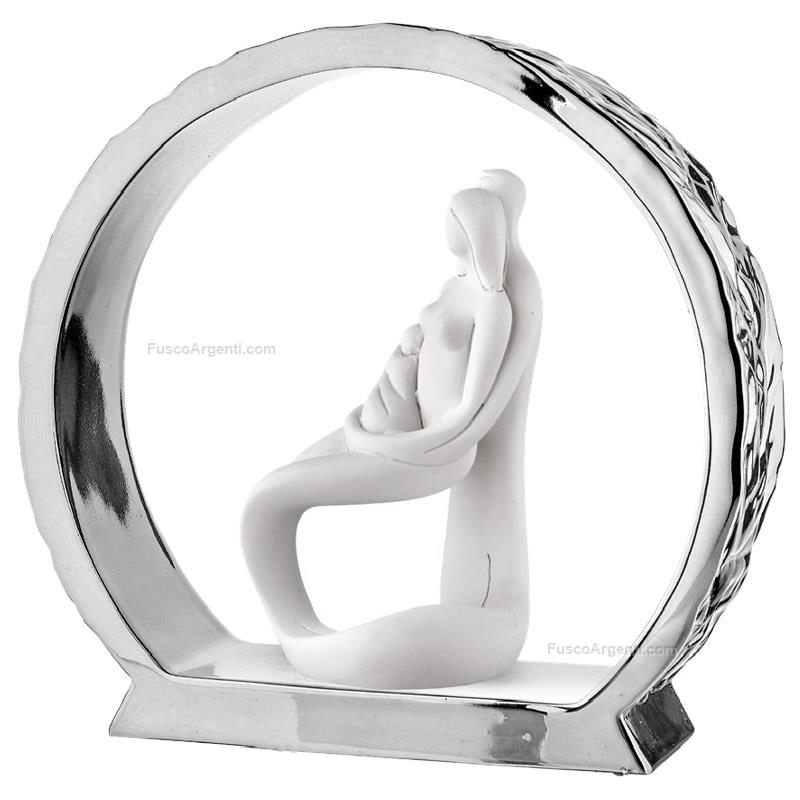 moda argenti family sculpture silver base