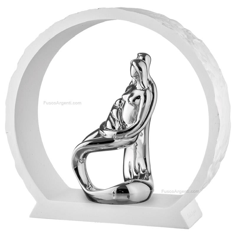 moda argenti family sculpture white base