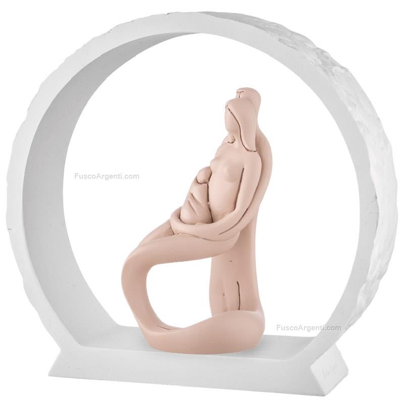 moda argenti family sculpture white base
