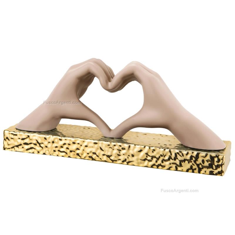 moda argenti hands sculpture with base
