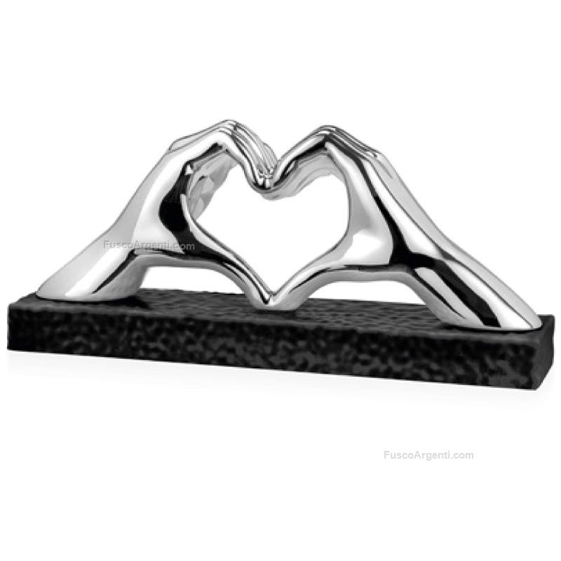 moda argenti hands sculpture with base