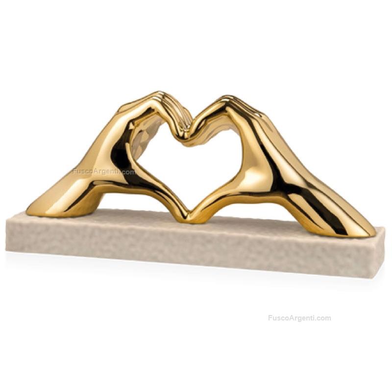 moda argenti hands sculpture with base