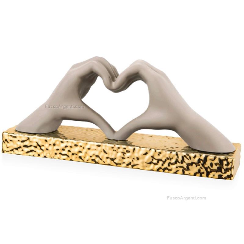 moda argenti hands sculpture with base