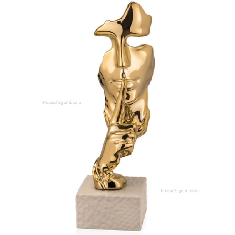 moda argenti silence sculpture grey base