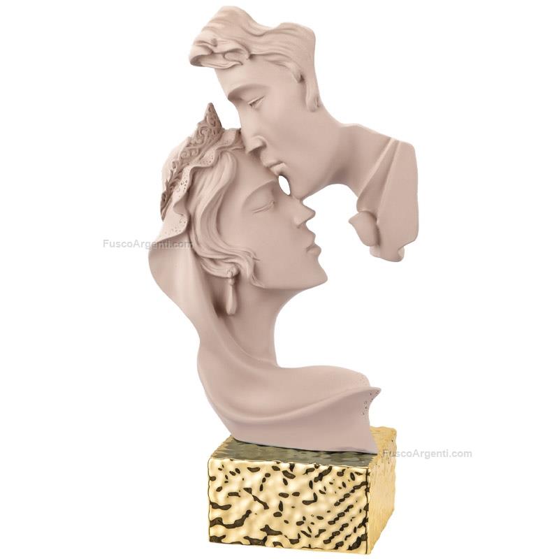 moda argenti sculpture spouses golden base