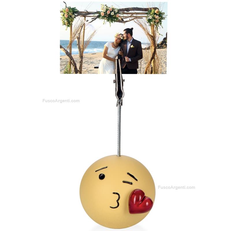 moda argenti segnaposto emoji bacio