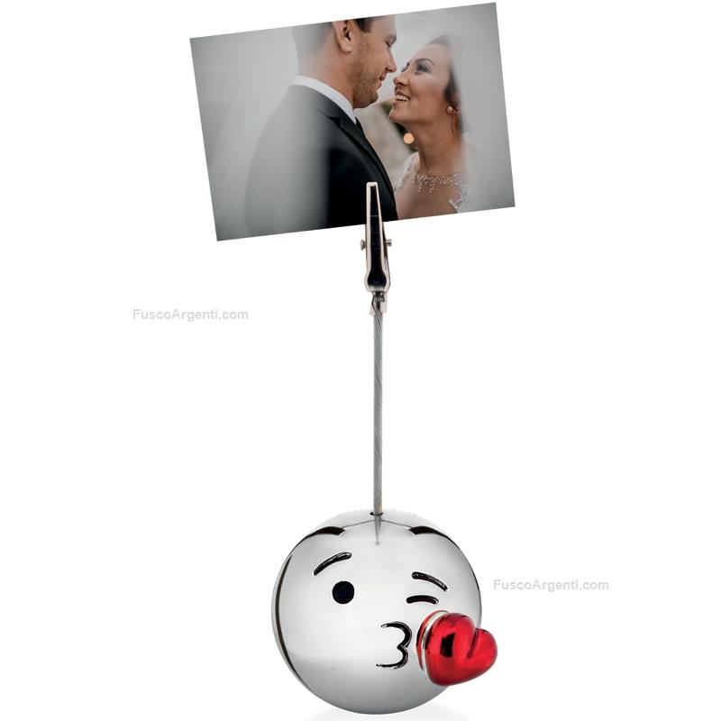 moda argenti emoji place card blowing kiss