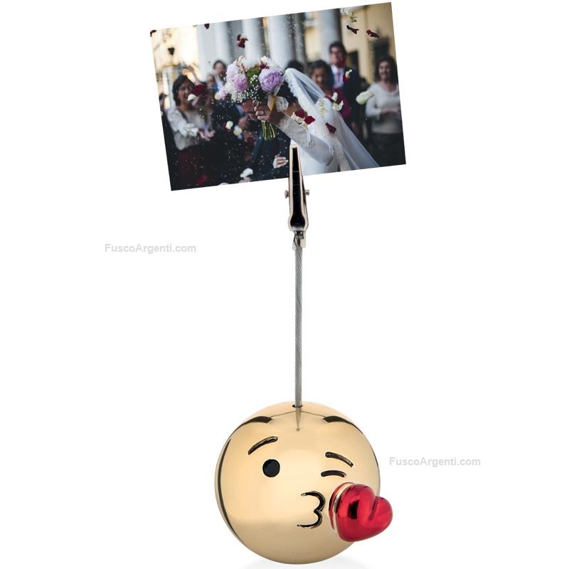 moda argenti segnaposto emoji bacio
