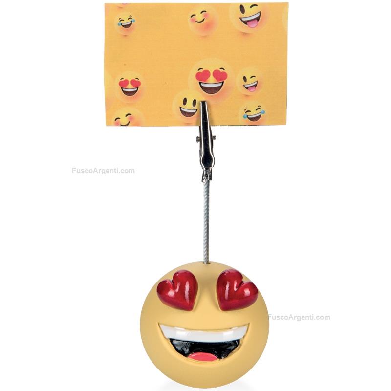 moda argenti segnaposto emoji occhi a cuore