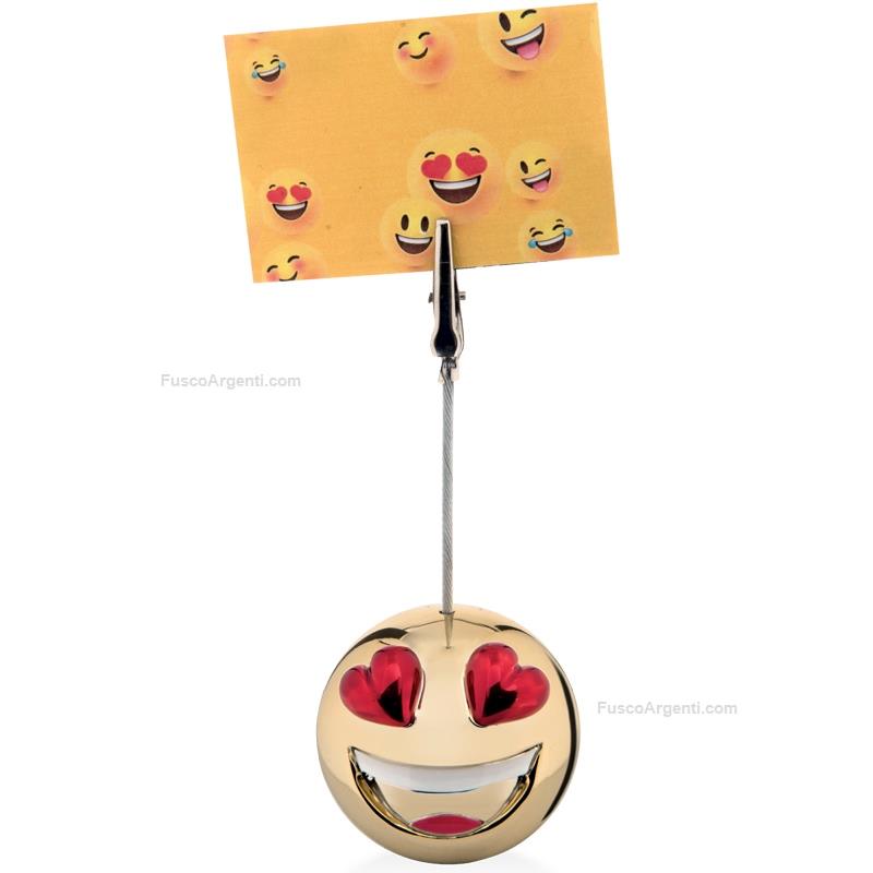 moda argenti segnaposto emoji occhi a cuore