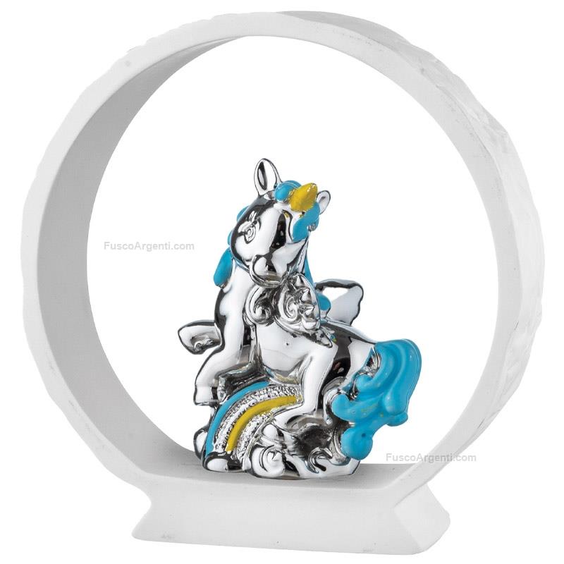 moda argenti unicorn on white base