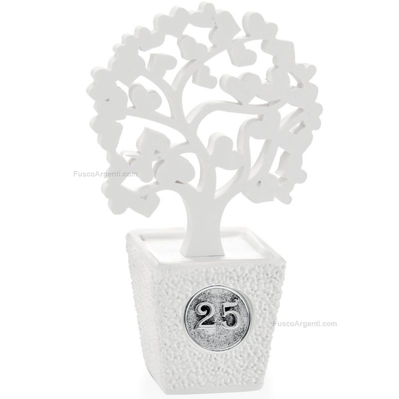 moda argenti small silver wedding vase with tree