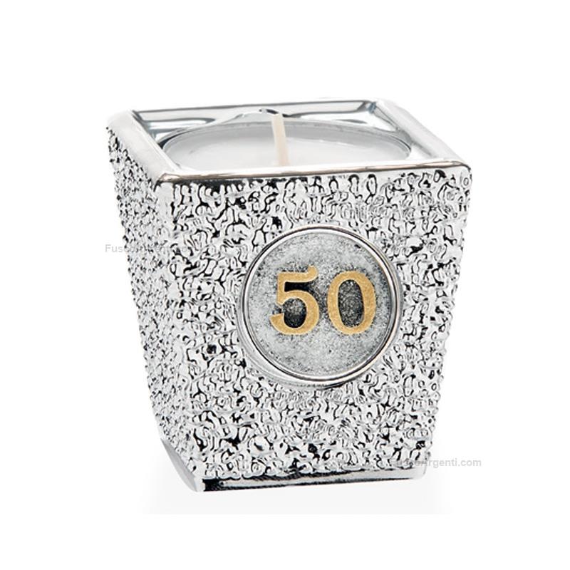 moda argenti small vase candle holder golden wedding