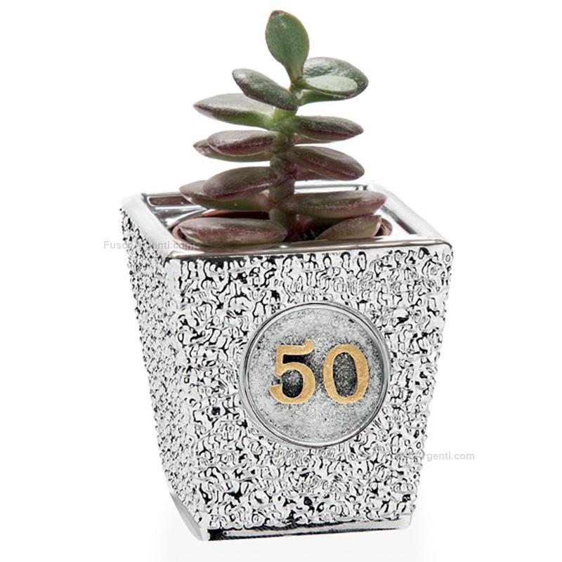 moda argenti vase plant holder golden wedding