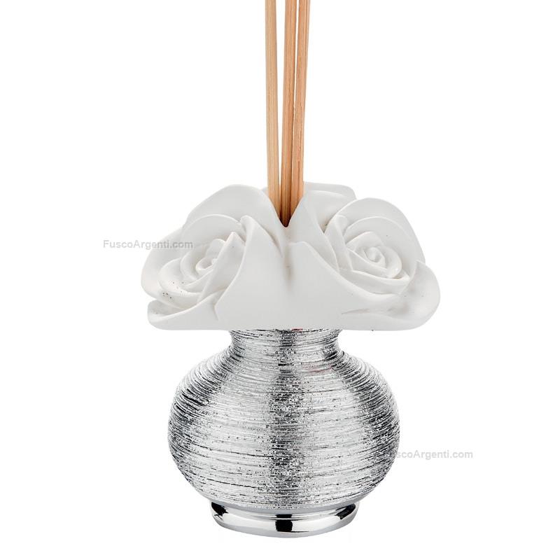 moda argenti silver perfumer small vase