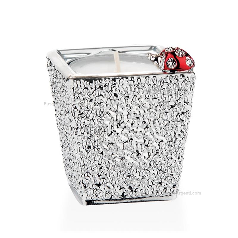 moda argenti small squared vase candle holder