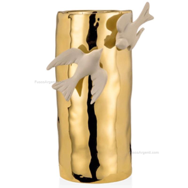 moda argenti vase with doves