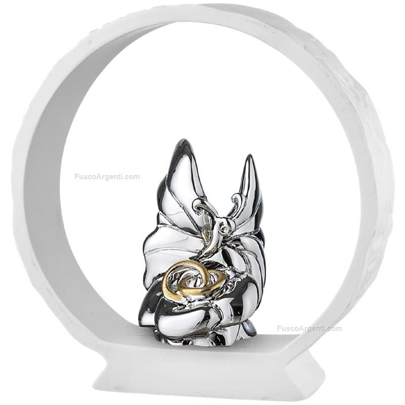 moda argenti butterfly with wedding rings