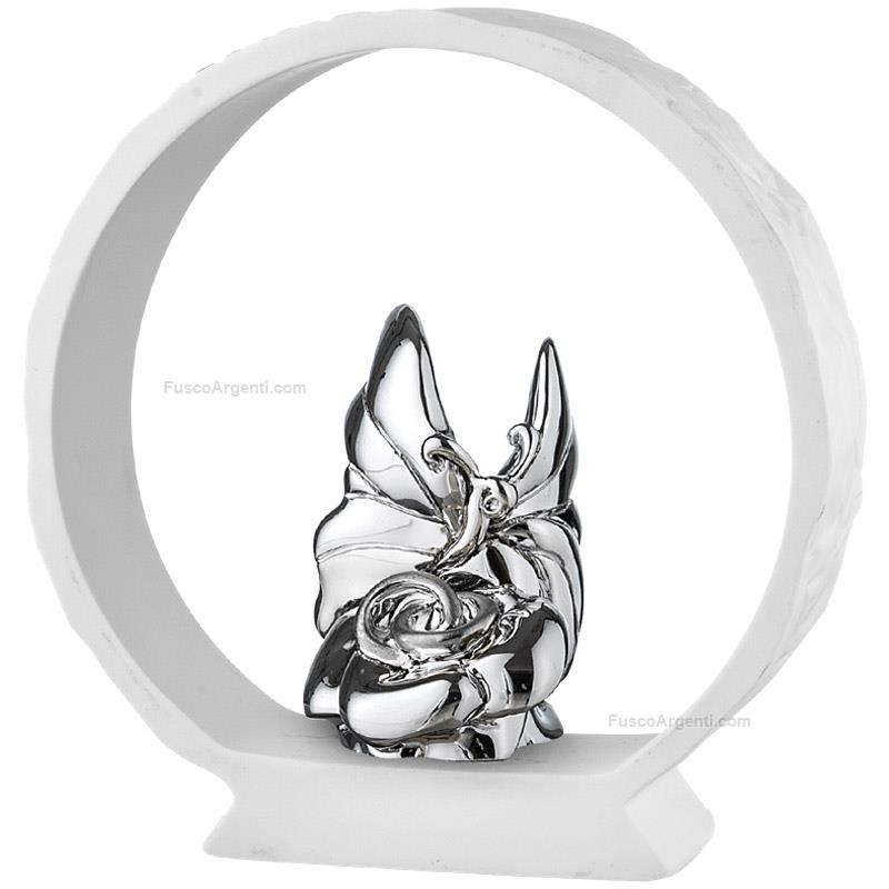 moda argenti butterfly with wedding rings