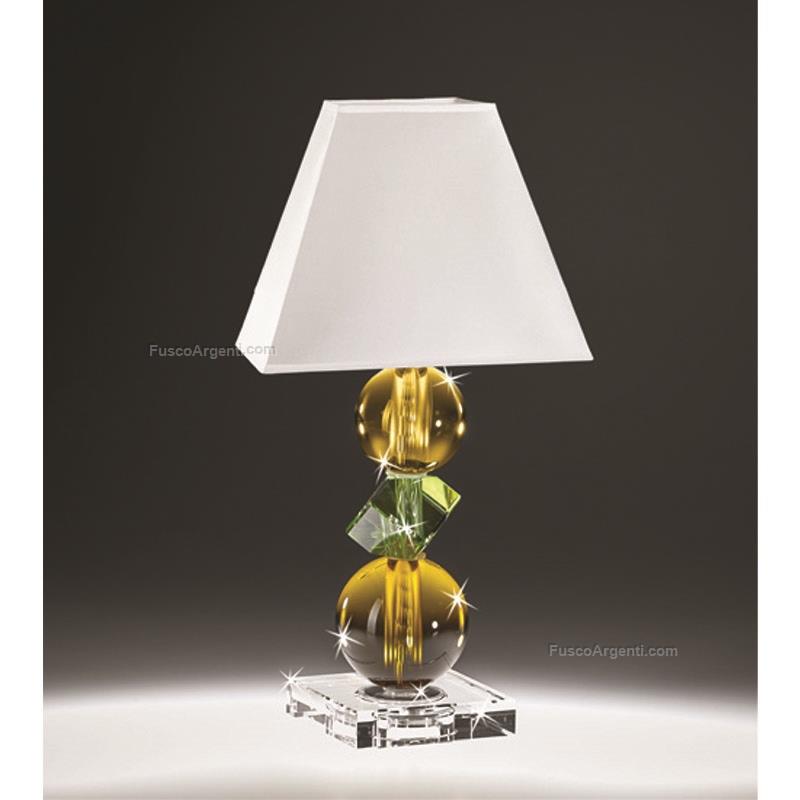 ranoldi colored crystal lamp