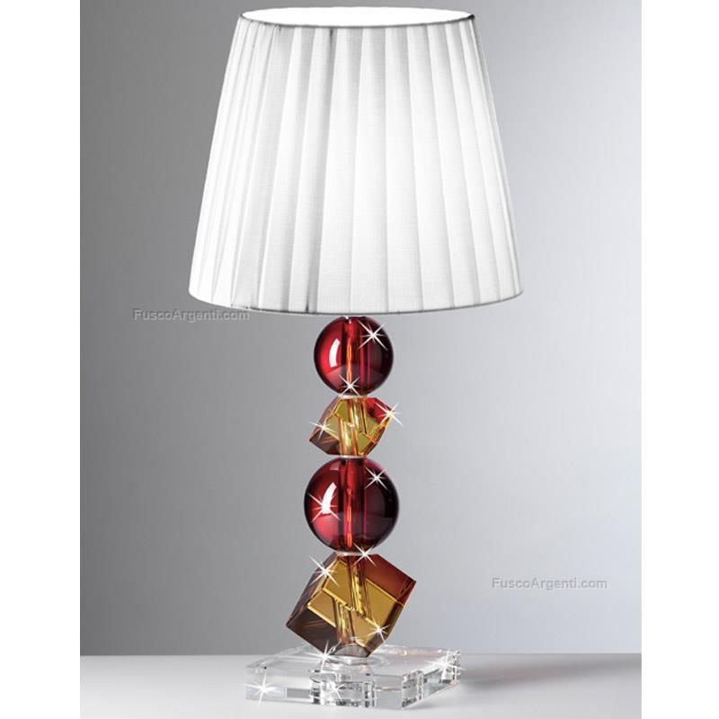 ranoldi crystal colored lamp