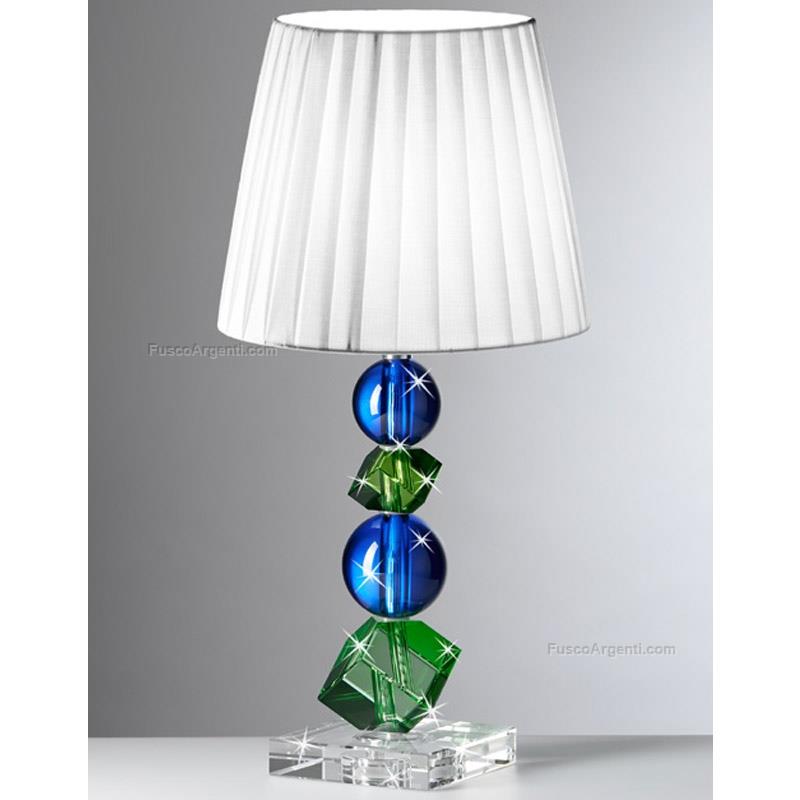 ranoldi crystal colored lamp