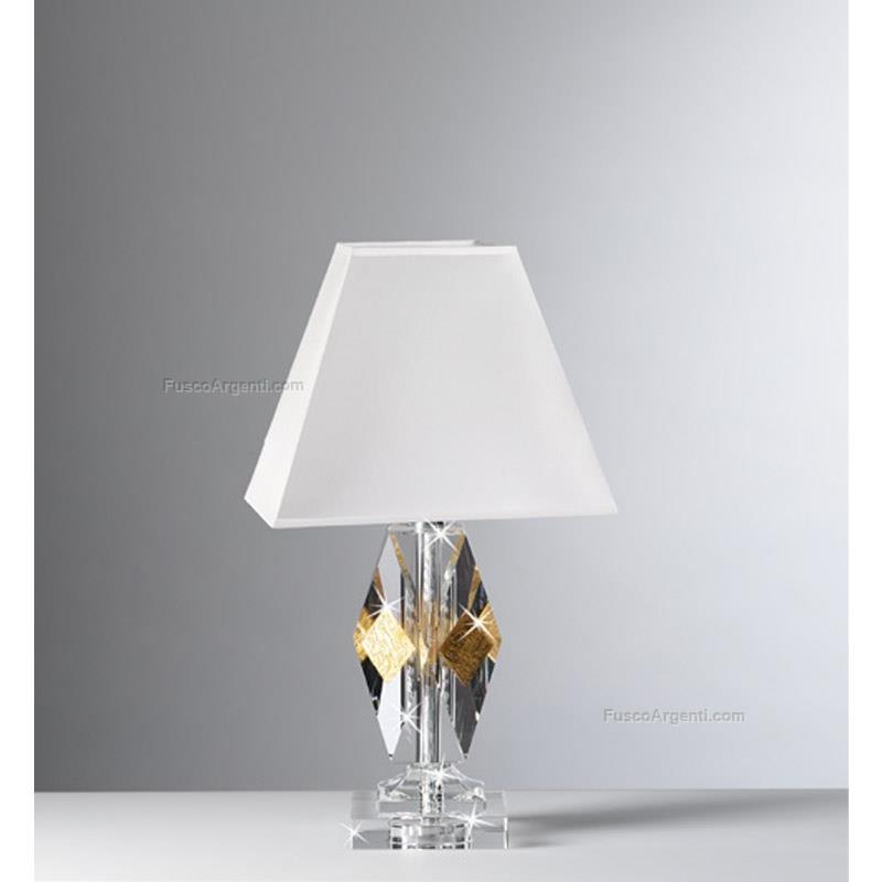 ranoldi decorated crystal lamp
